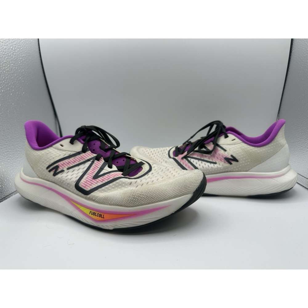 New Balance FuelCell Running Shoes White Pink Purple Womens Size US 10 / EU 41.5